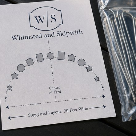 Branded lawn signs with logo
