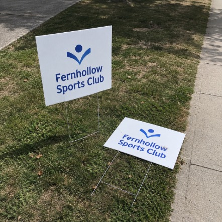 Custom printed lawn signs in bulk