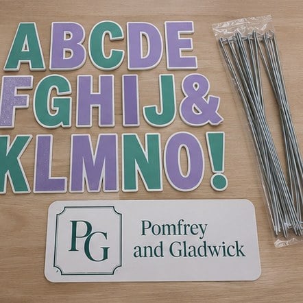 Yard Letter & Number Sets